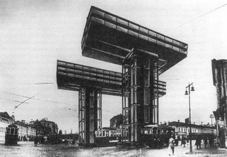 Illustration for article titled A Ghostly Memorial to Lost Architecture Recreates It In Scaffolding